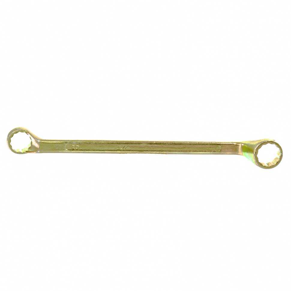 Ключ накидной, 20 х 22 мм, желтый цинк Сибртех Ключи накидные фото, изображение