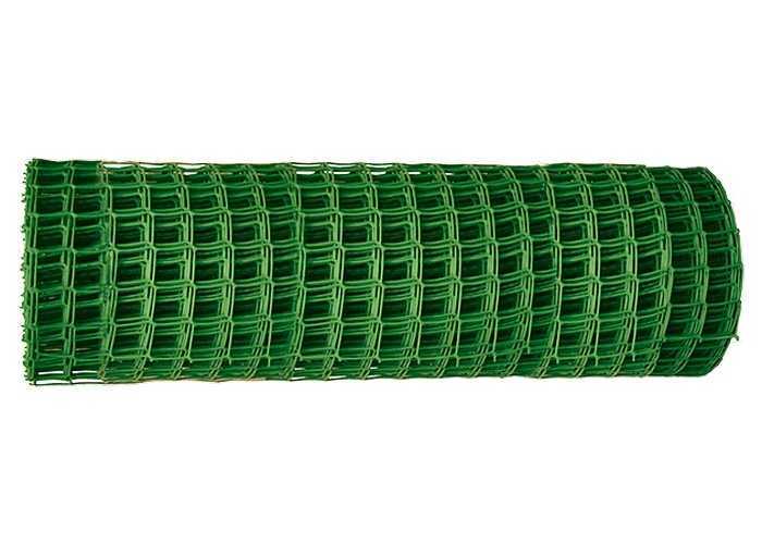 Решетка заборная в рулоне, 1.3 х 20 м, ячейка 70 х 55 мм, пластиковая, зеленая, Россия Решетки заборные фото, изображение