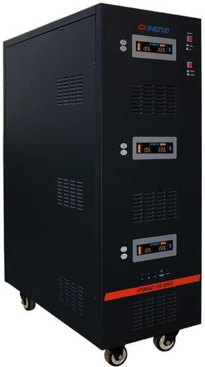 Энергия Hybrid-100 000/3 II поколение Е0101-0203 Трехфазные стабилизаторы фото, изображение