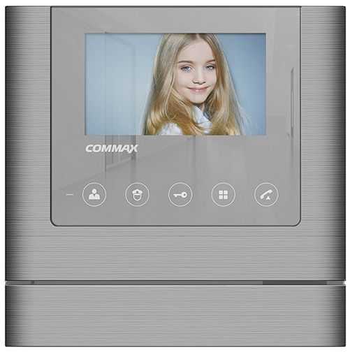 Commax CDV-43M (Mirror) Темное серебро Цветные видеодомофоны фото, изображение
