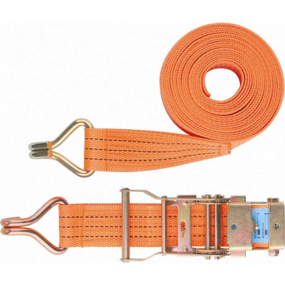Ремень багажный с крюками, 0.05 х 12 м, с храповым механизмом Россия Stels Ремни багажные фото, изображение